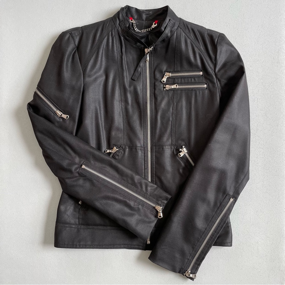 Marc by Marc Jacobs Black Moto Jacket